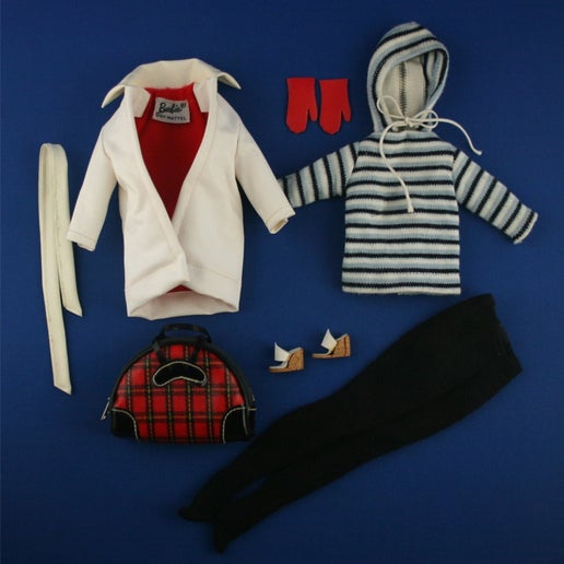 Mattel Barbie #975 Winter Holiday Complete Set