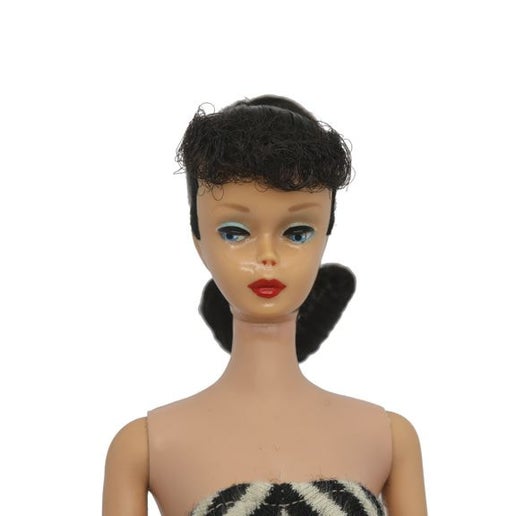 Mattel Barbie #5 Ponytail Doll Black Hair