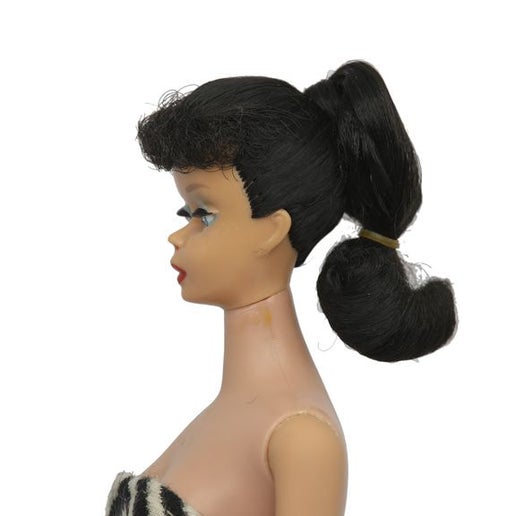 Mattel Barbie #5 Ponytail Doll Black Hair