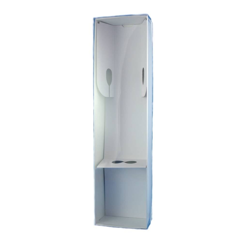 12" White Doll Box with Clear Lid