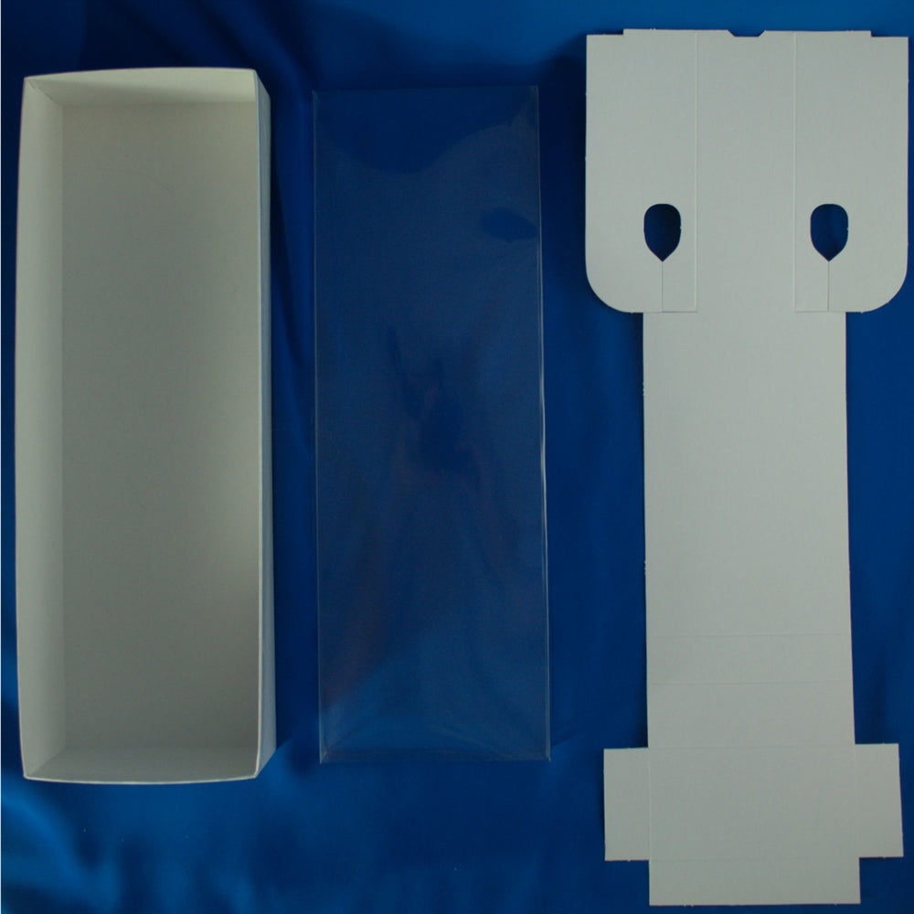 13" Doll Box with Clear Lid