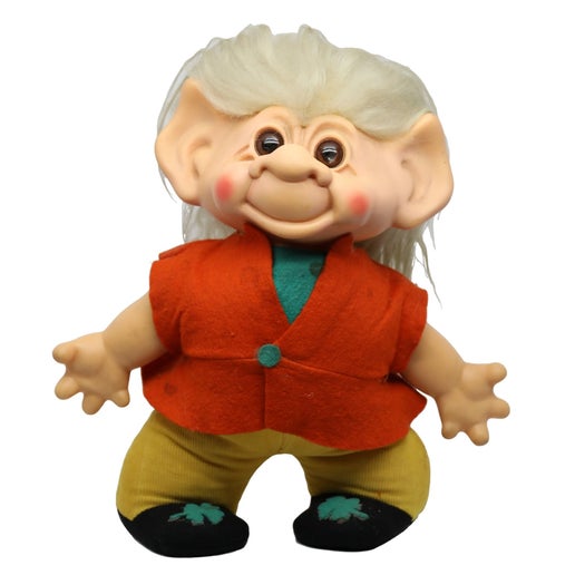 Skandia House Enterprises (S.H.E) 1960s Irish Leprechaun Troll 11"
