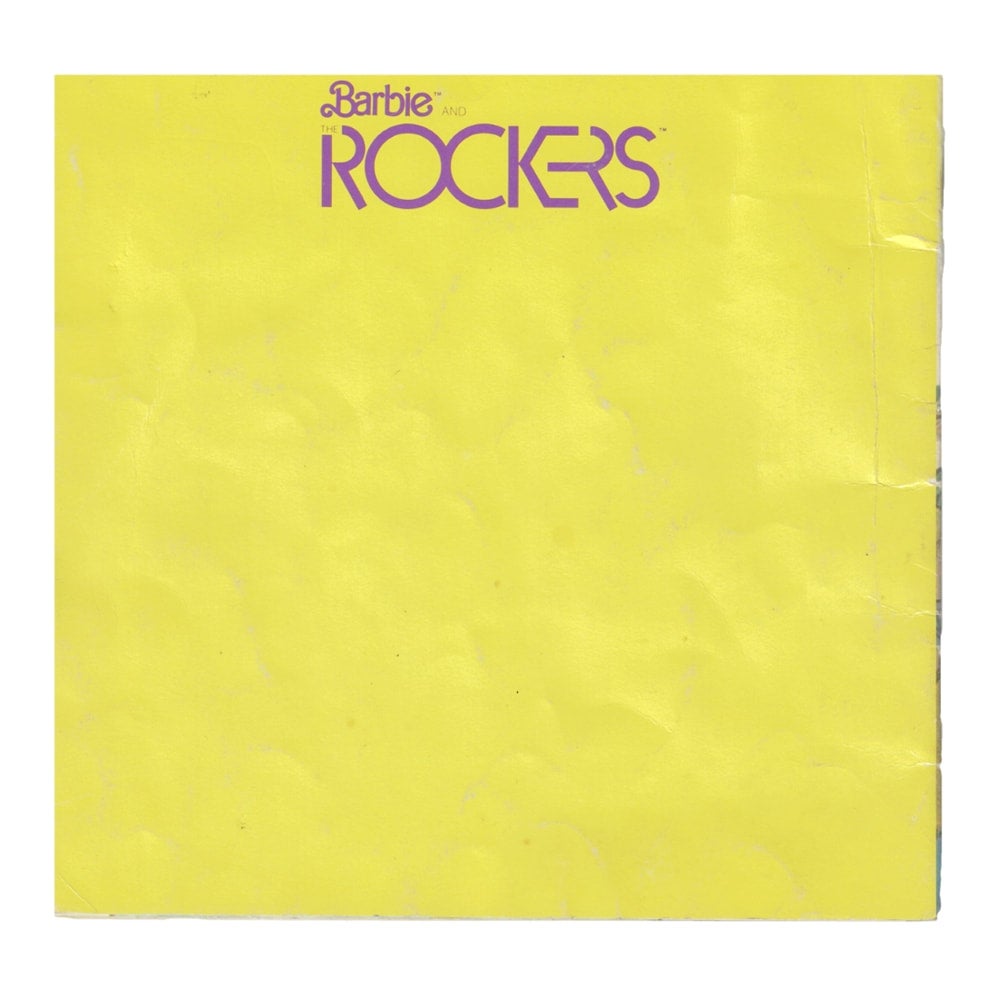 Barbie And The Rockers, The Hottest group in Town. A Golden Book.