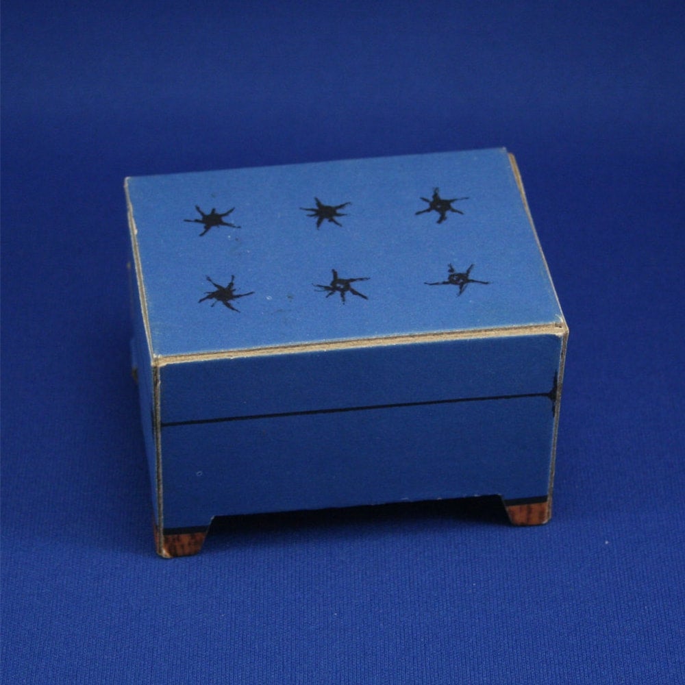 Mattel Barbie 1st Dream House Blue Ottoman (Foot Rest)