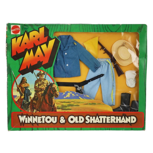 Mattel Karl May: "Old Shatterhand & Winnetou" (Big Jim) Fashion 1975 Cavalry, 9414, NRFB