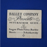 Mattel Barbie #989 Ballerina "Nutcracker Suite" Program