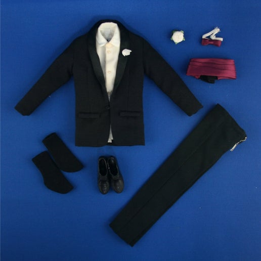 Mattel Ken Tuxedo Almost Complete Set