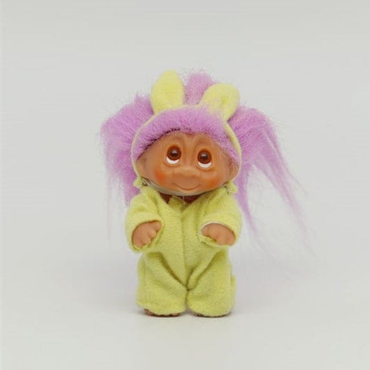 DAM Norfin troll  3 1/2"  Easter Bunny  Yellow version