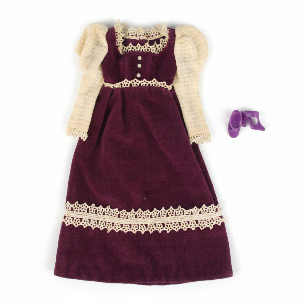 Mattel Barbie 1971 Victorian Velvet Complete Set