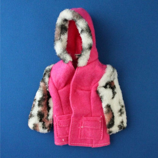 Mattel Barbie MOD Era Wild 'N Wintery Coat