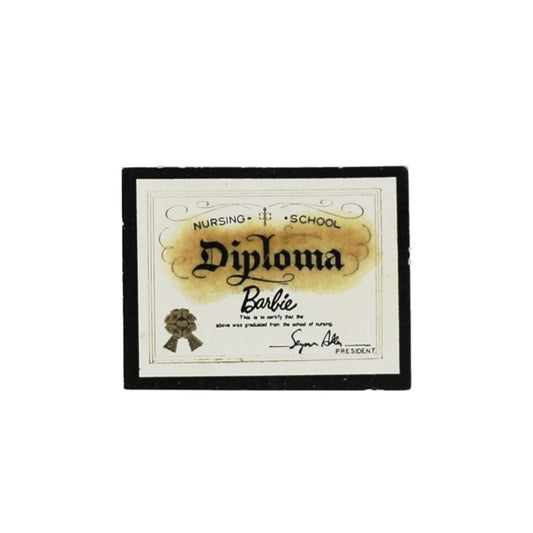 Mattel Barbie #991 Registered Nurse Diploma