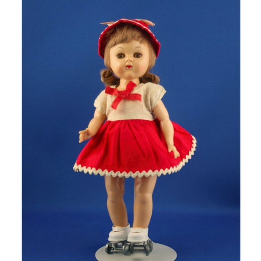 Virga 1950s 8" Pam walking doll Blond