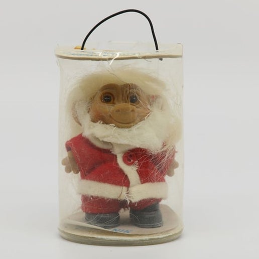Totsy Wishnik Troll  3"  Saint-nik 310  NRFB (Santa)