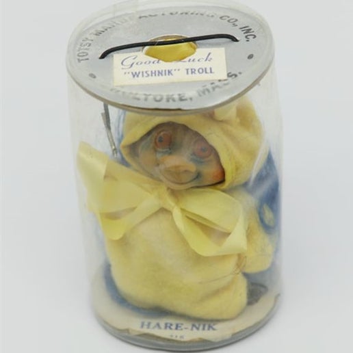 Totsy Wishnik Troll 3" Hare-nik 315 NRFB (Easter Bunny)