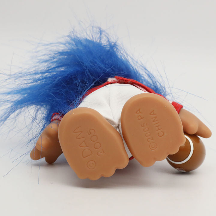 Jakks Pacific 2005 5" DAM Football Troll, Original Good Luck Doll