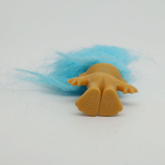 Mello Smello 1980s Forest Troll 2" Doll Blue Hair