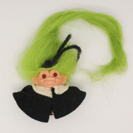 Skandia House Enterprises (S.H.E.) 1964 "Graduation" Troll 1.5" Pencil Topper