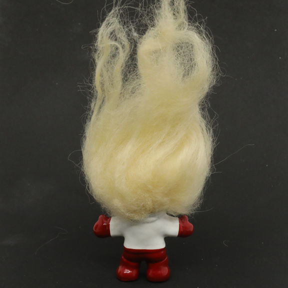 DAM Eskimo Troll Mascot - White with Red "AHS"
