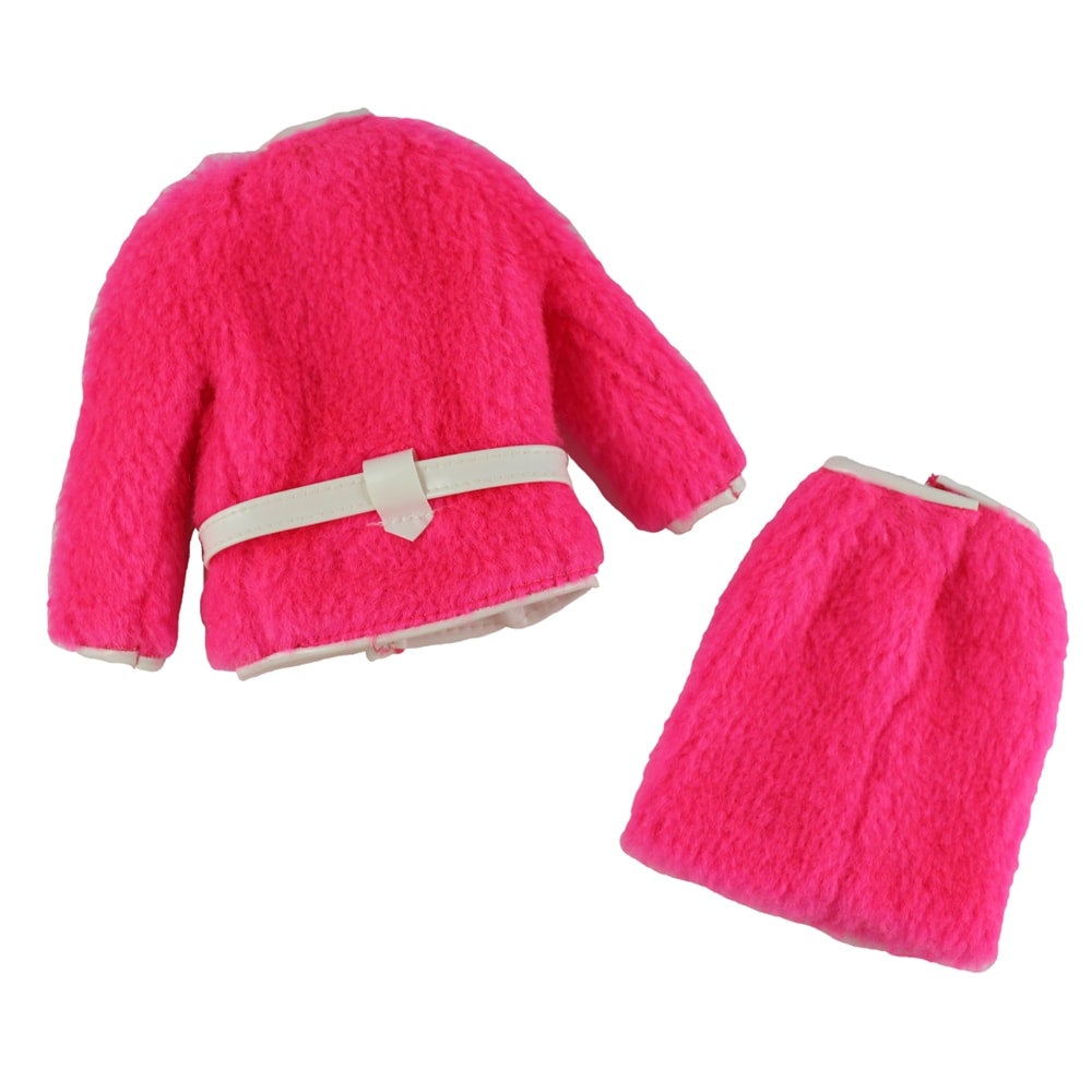 Mattel Barbie MOD Era Snug Fuzz Jacket, Skirt, Belt