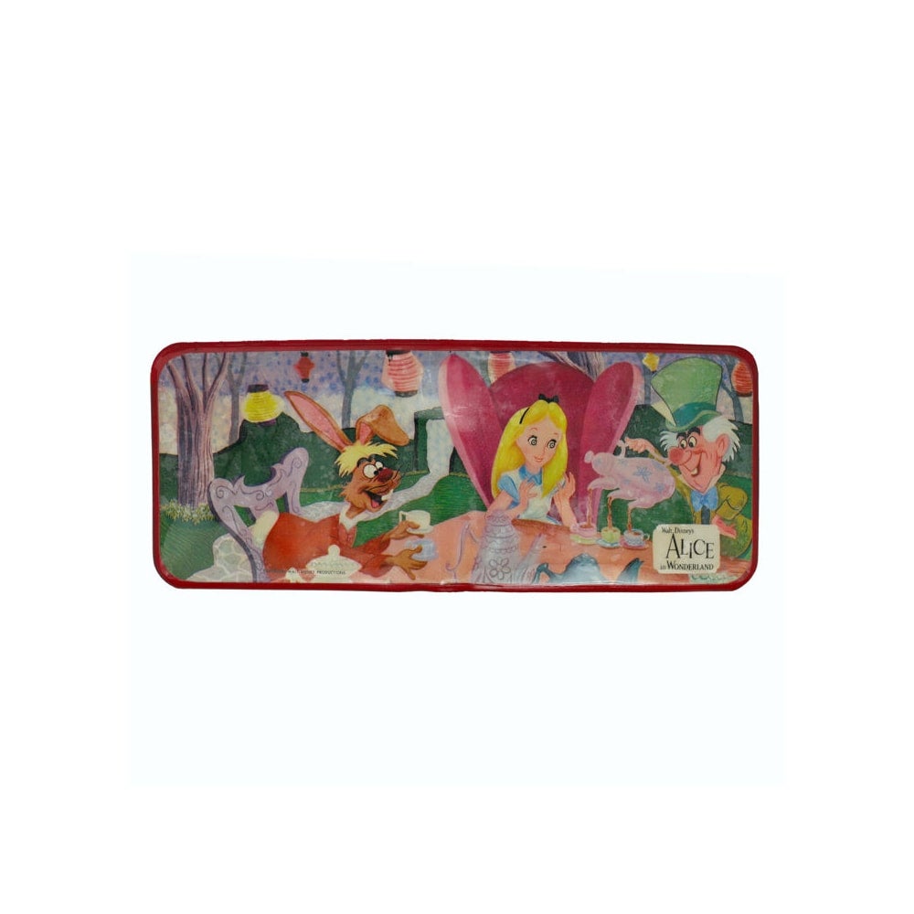 1950s Walt Disney's Alice In Wonderland vinyl child wallet