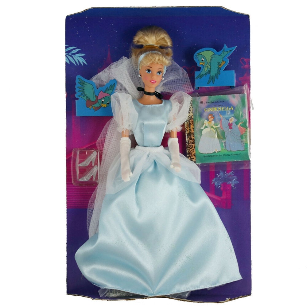 1991 Disney Classics Cinderella doll by Mattel NRFB with Little Golden Book