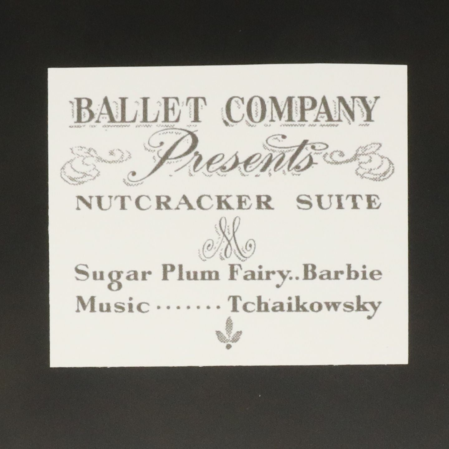 Mattel Barbie #989 Ballerina "Nutcracker Suite" Program