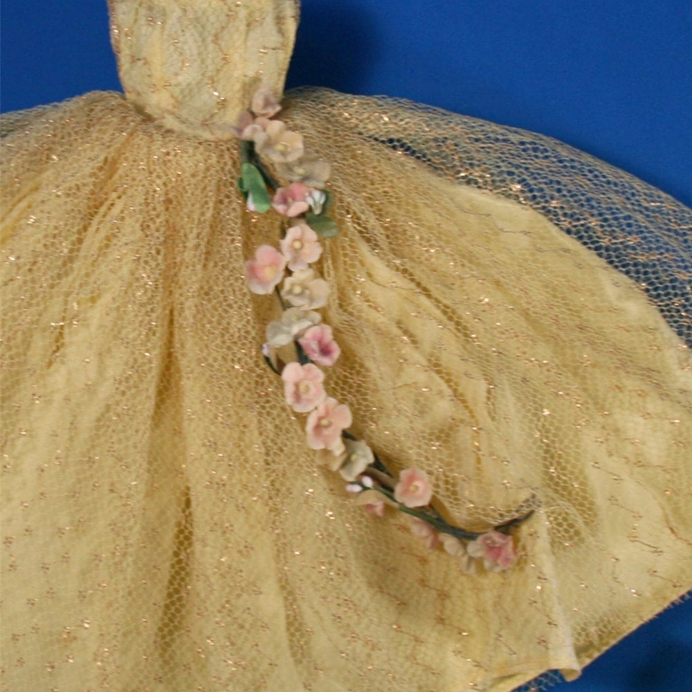 Madame Alexander Cissette Gold Gown Dress and Panties