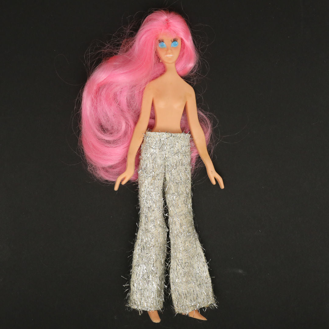 Ideal Fashion Flatsy Cory Silver-Eyelash Pants Suit