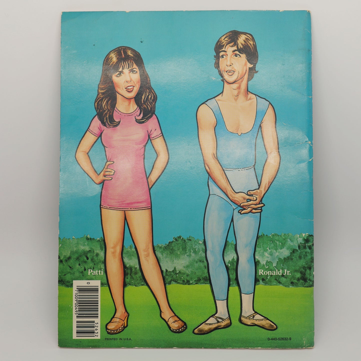 1981 First Family Paper Doll Ronald Reagan New, Uncut