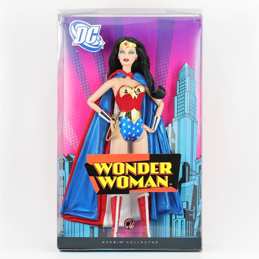 Mattel DC 2008 Wonder Woman Barbie by Mattel Pink Label NRFB