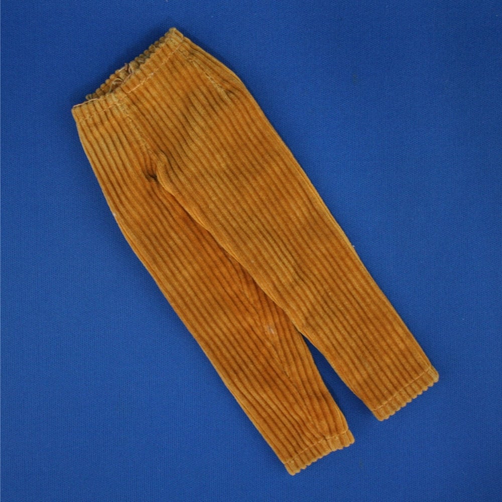 Mattel Ken PAK Slacks Are Back Gold Corduroy Pants
