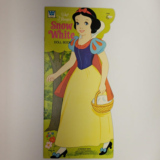 Whitman 1974 Walt Disney's Snow White Doll Book New Uncut