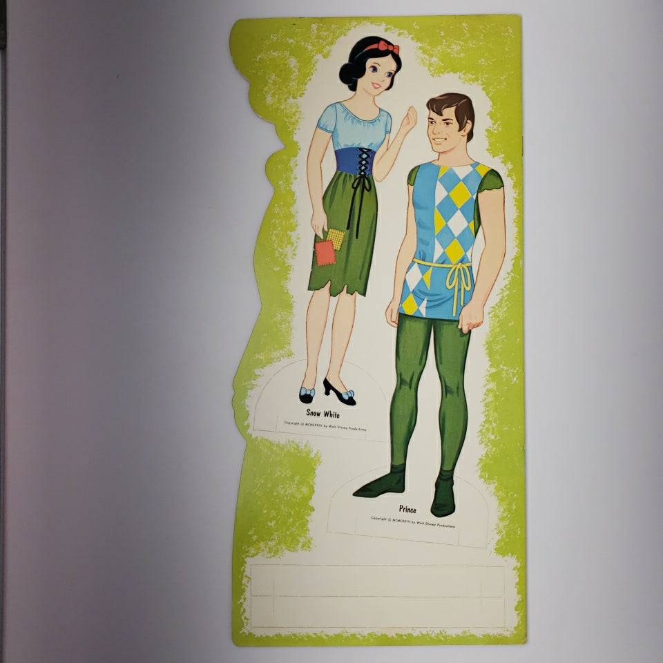Whitman 1974 Walt Disney's Snow White Doll Book New Uncut