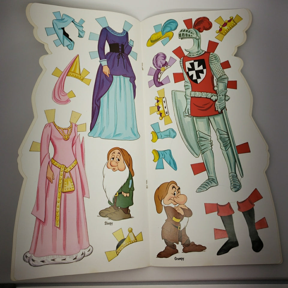 Whitman 1974 Walt Disney's Snow White Doll Book New Uncut