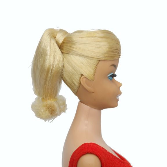 Mattel Barbie Swirl Ponytail Doll Platinum Hair