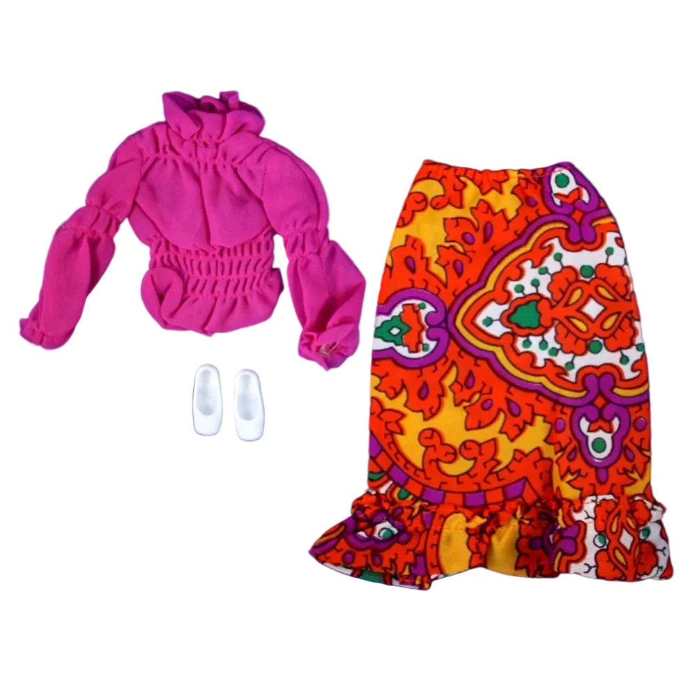 Mattel Barbie 1972 Purple Pleasers Complete Set