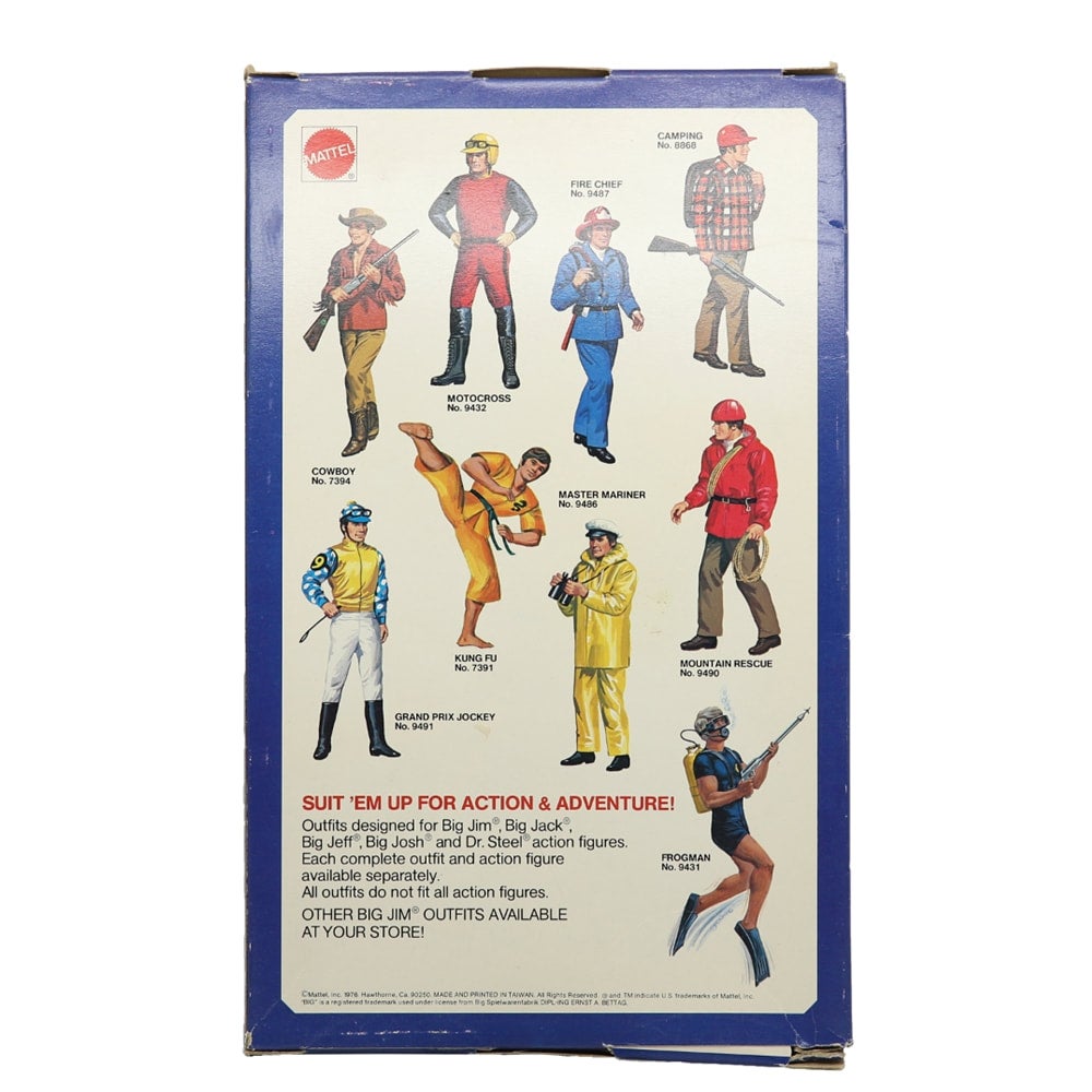 Mattel Big Jim 1976 Fashion "Skier Pro" NRFB
