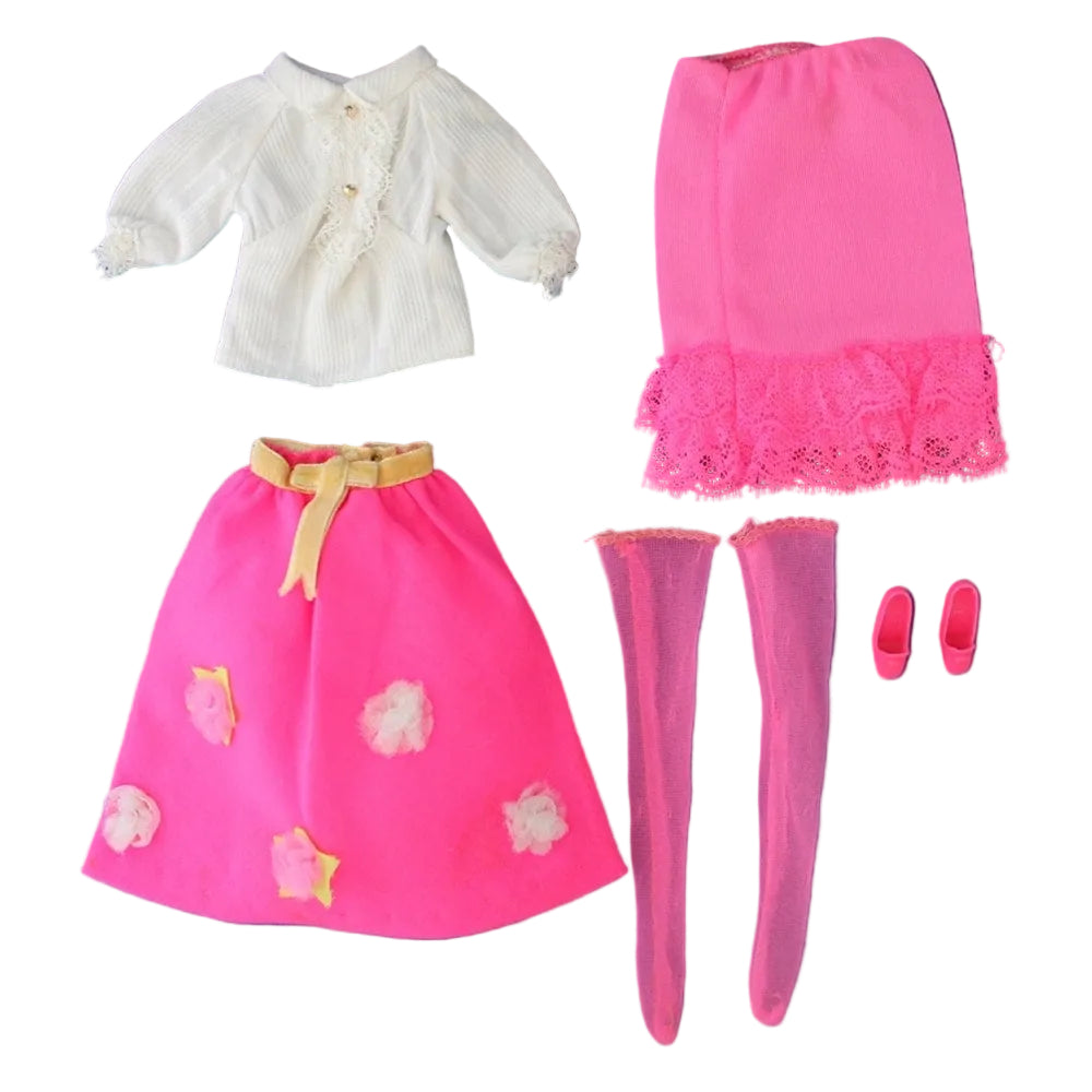 Mattel Barbie 1969 Make Mine Midi Complete Set