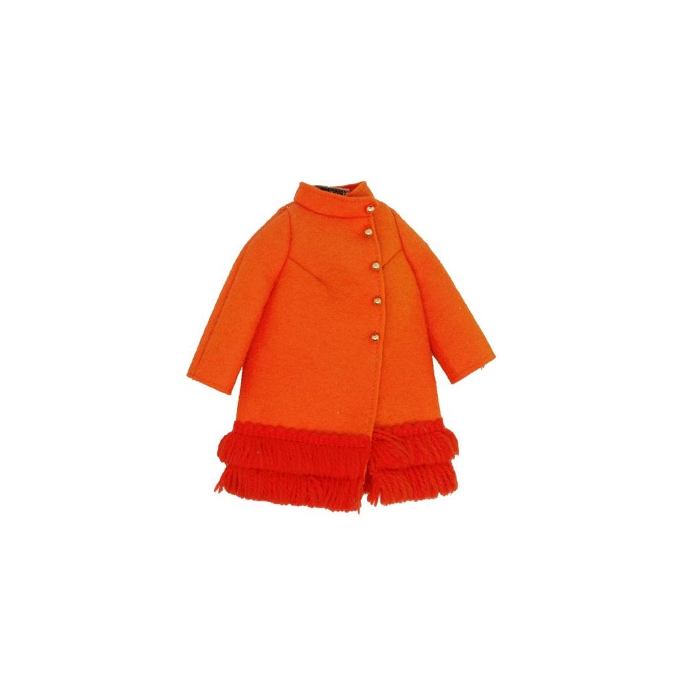 Mattel Barbie MOD Era Fiery Felt Coat