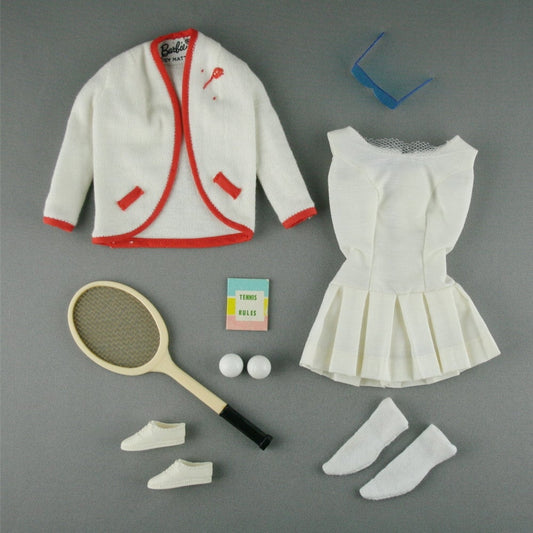 Mattel Barbie #941 Tennis Anyone? Complete Set