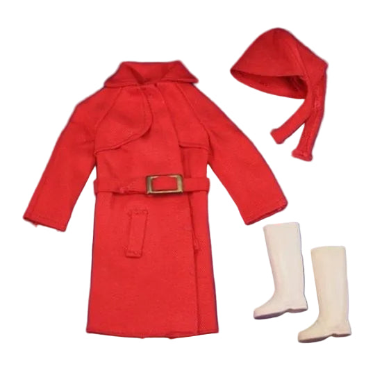Mattel Barbie 1971 Red For Rain Complete Set
