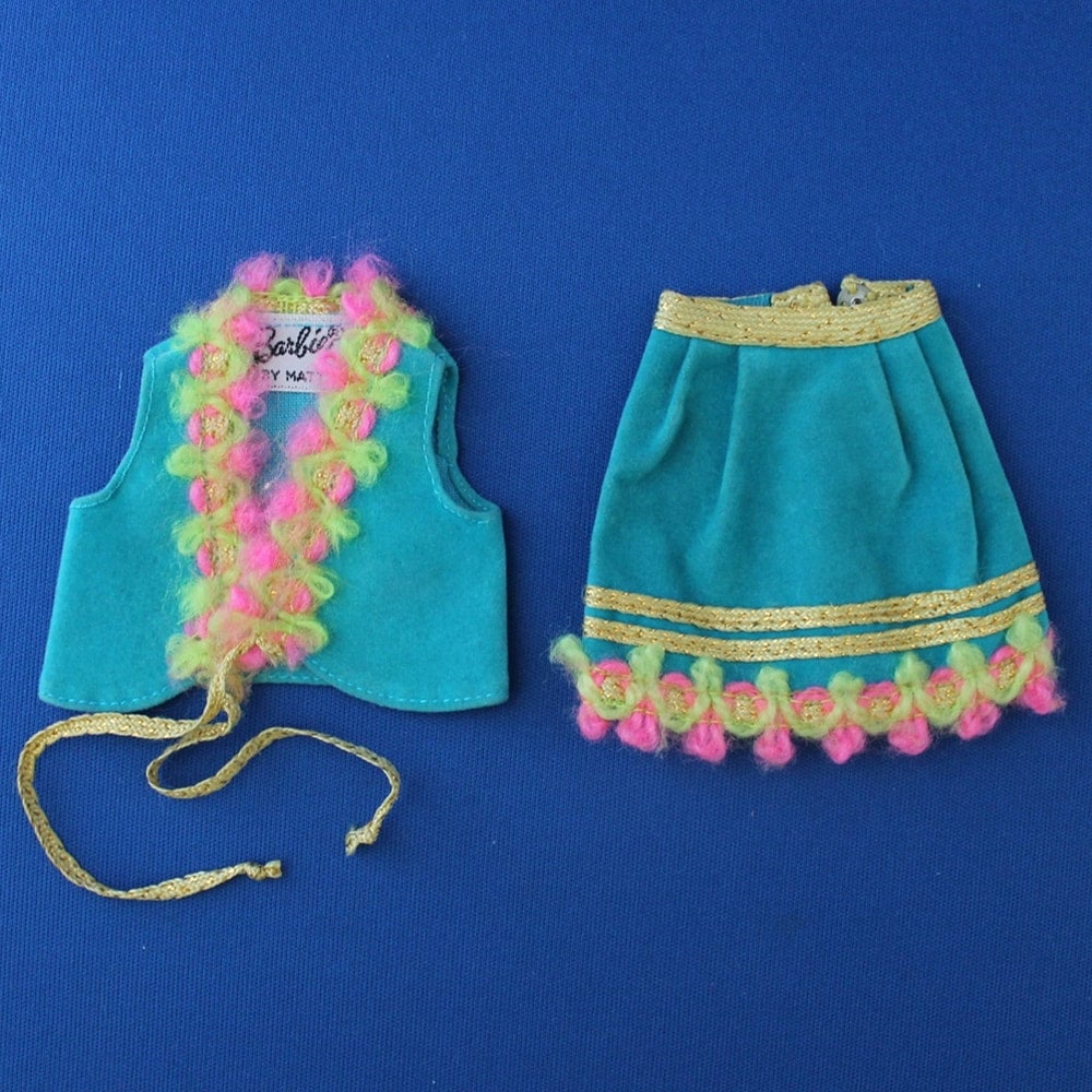 Mattel Barbie MOD Era Gypsy Spirit Vest and Skirt