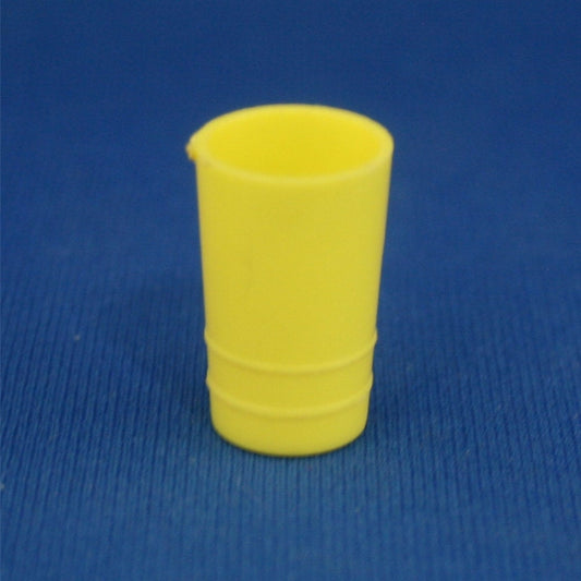 Mattel Vintage MOD Era Tumbler for Barbie, Big Jim, etc. - Yellow