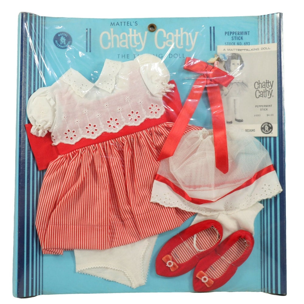 Mattel 1961 Chatty Cathy #693 Peppermint Stick NRFB