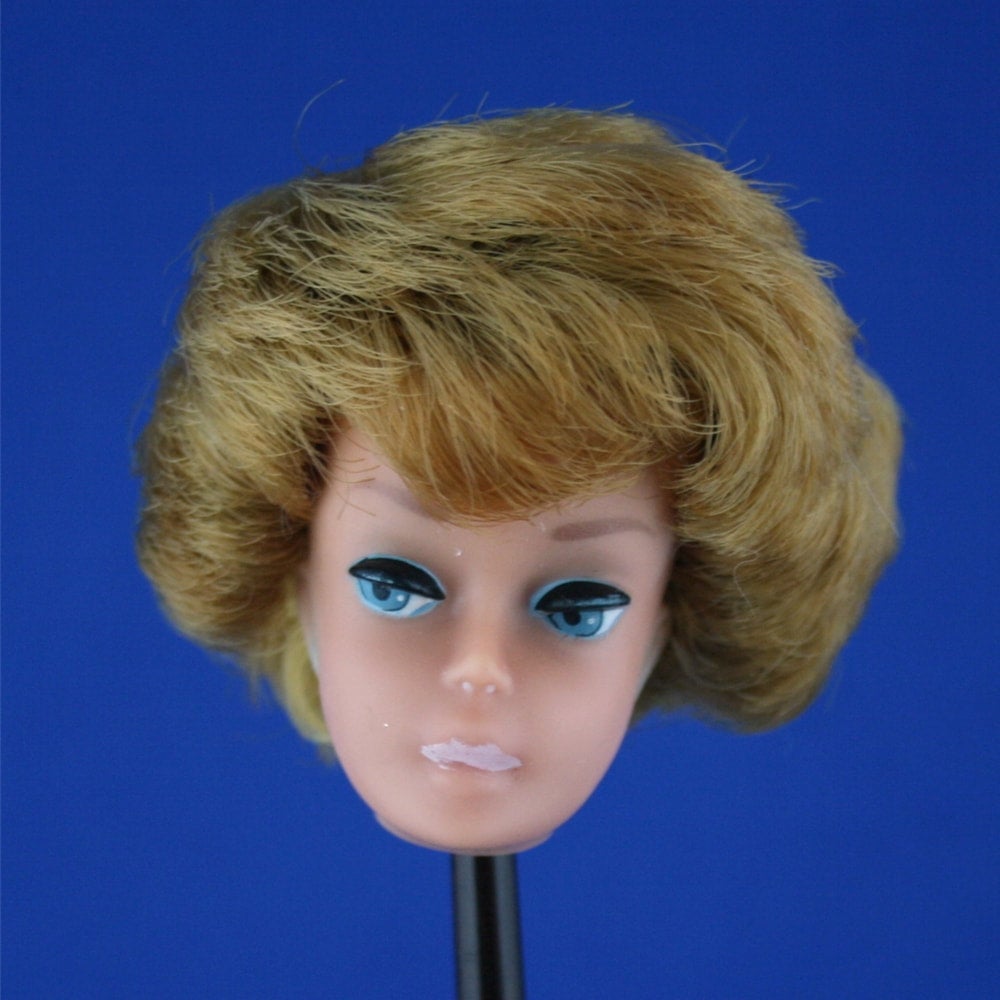 Mattel Barbie Bubble Cut Ash Blond Head Only