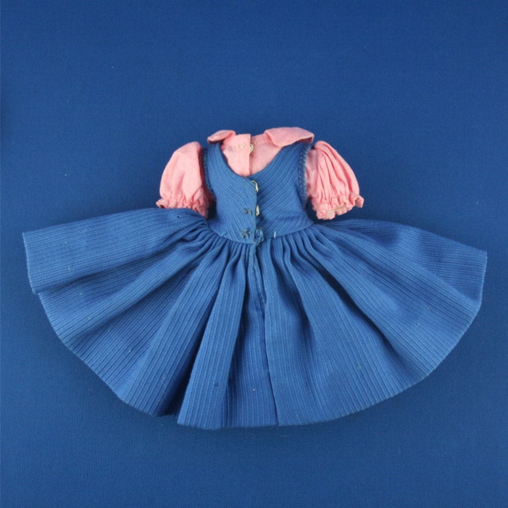Madame Alexander Cissette Pink Blouse and Blue Pinafore