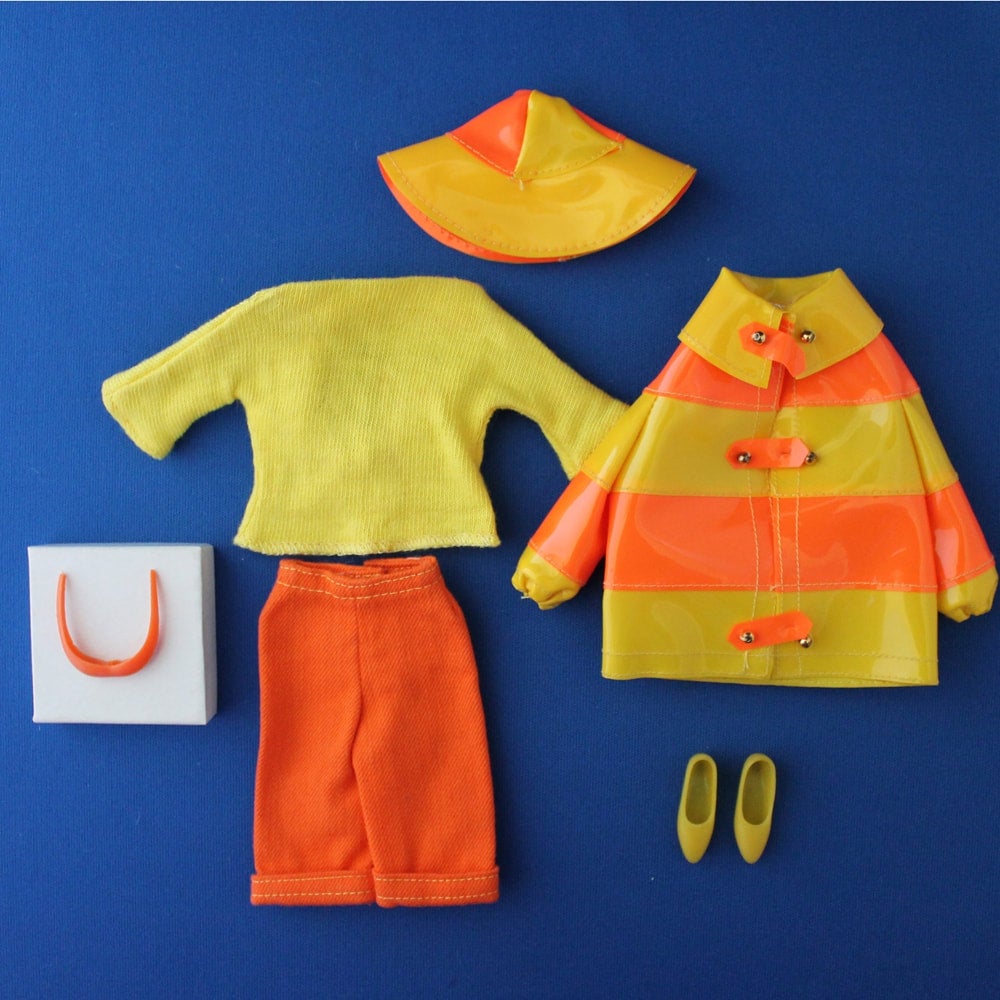 Mattel Francie MOD Era Clam Diggers Complete Set