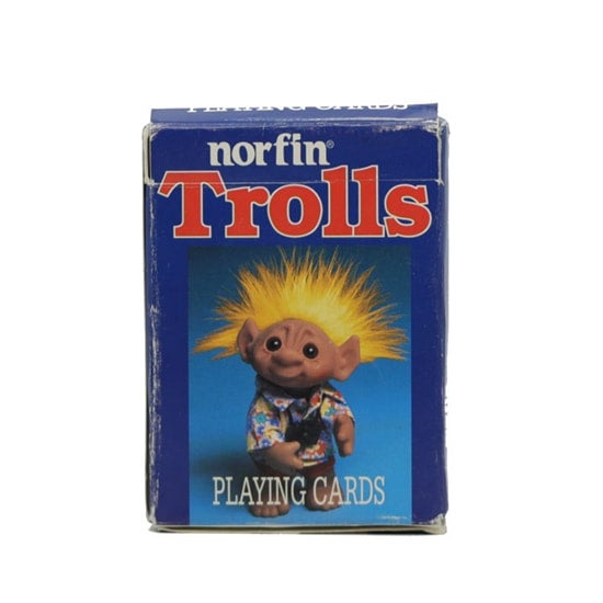 Fundex Norfin Trolls 1992 Playing Cards