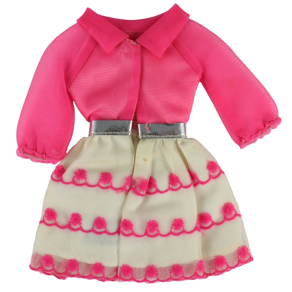 Mattel Barbie MOD Era Happy Go Pink Dress
