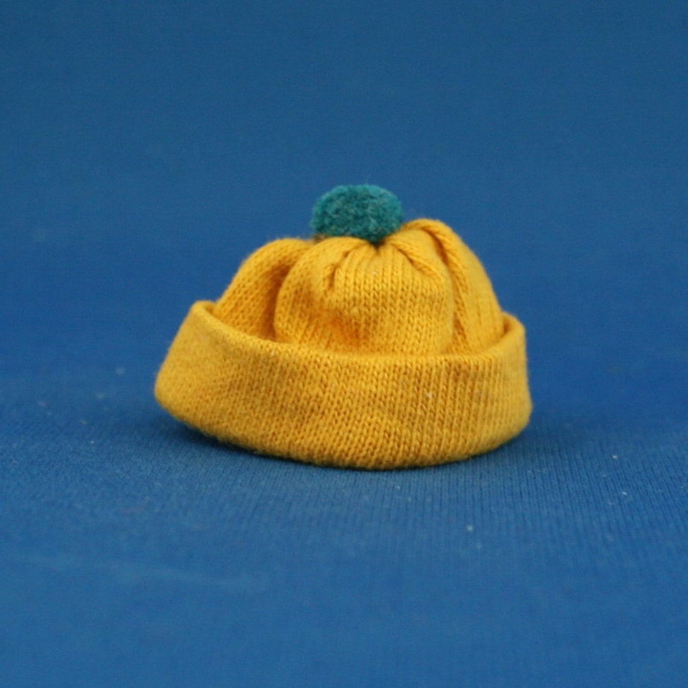 Mattel Ken Fun On Ice Gold Knit Cap with Pompom